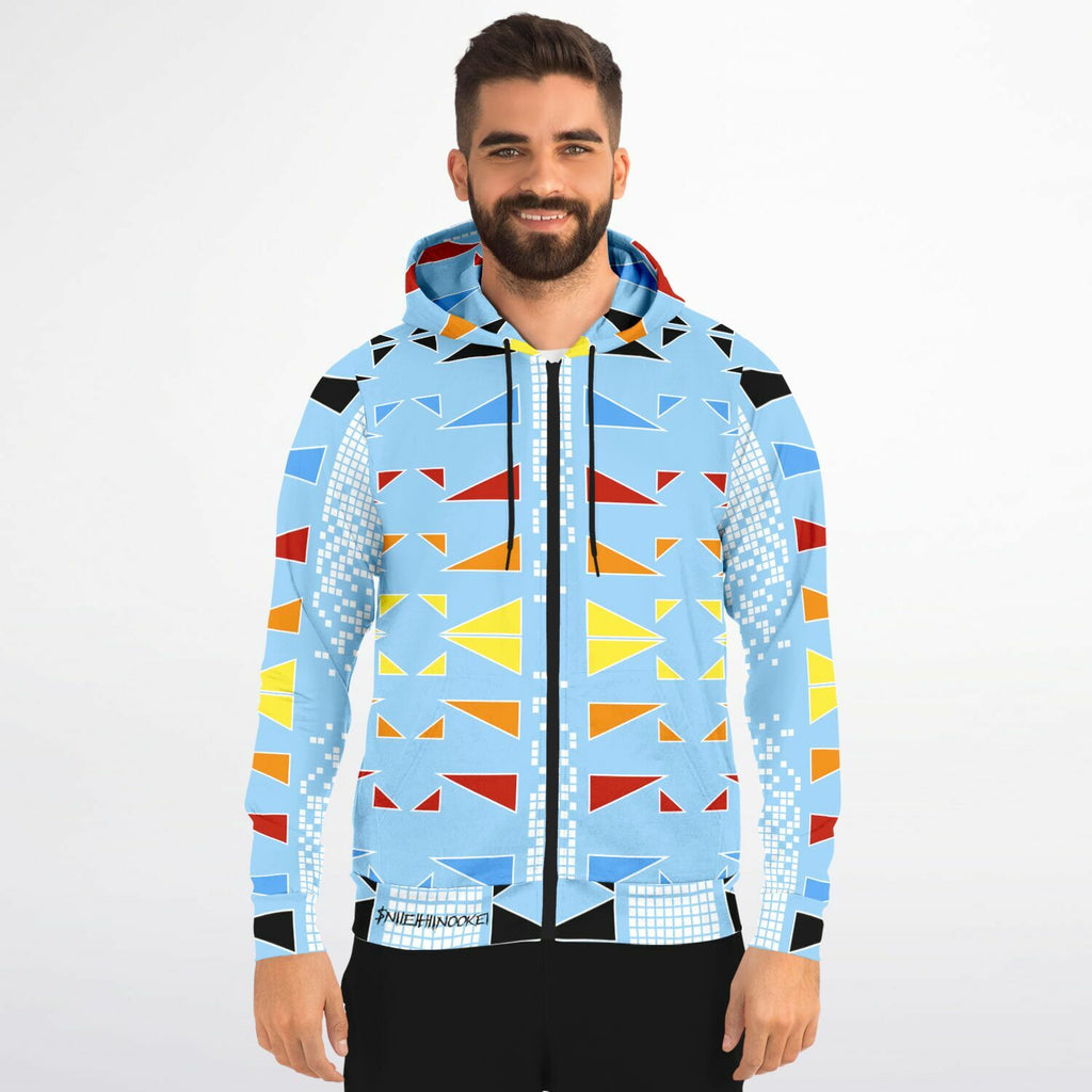 $NiieihiiNookei Fashion Zip-Up Hoodie - AOP