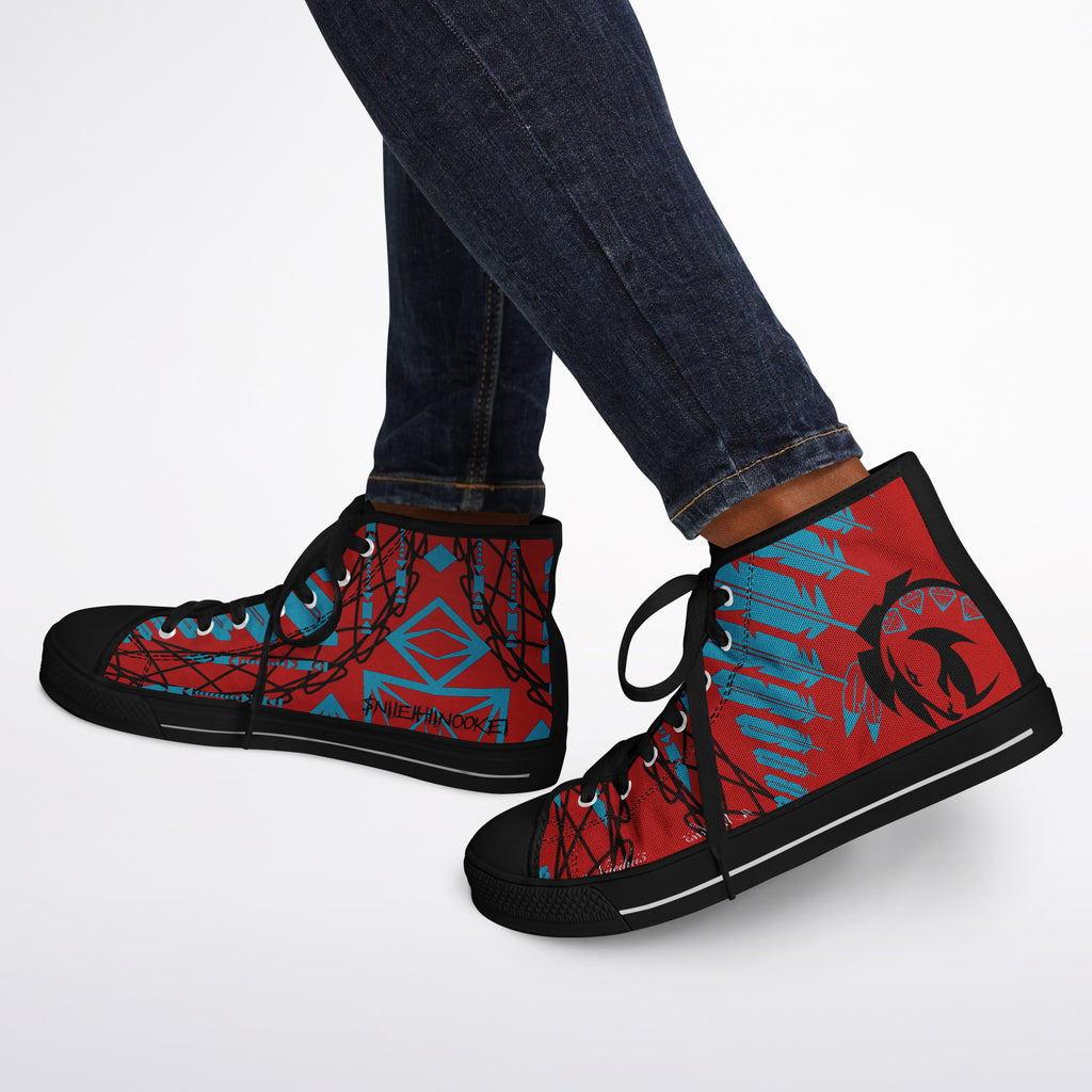 $NiieihiiNookei Urban Peak High Top Shoes - AOP