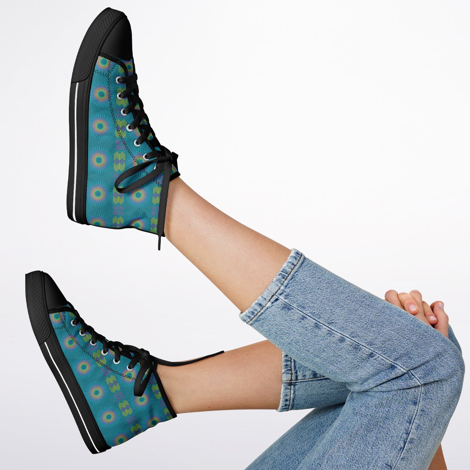 $NiieihiiNookei Urban Peak High Top Shoes - AOP