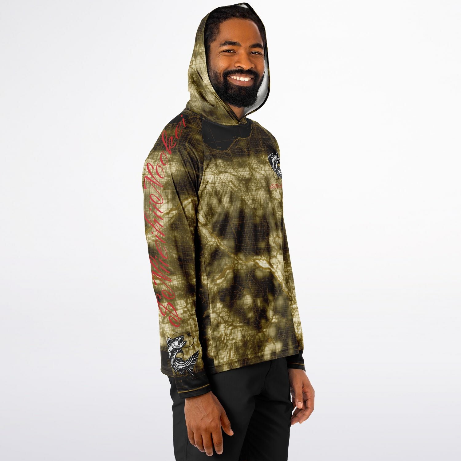 $NiieihiiNookei Performance Fishing Hoodie - 40+UPF