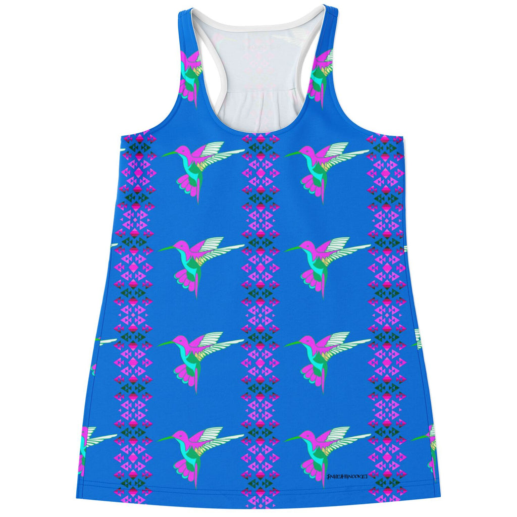 $NiieihiiNookei Flowy Racerback Tank Top - AOP