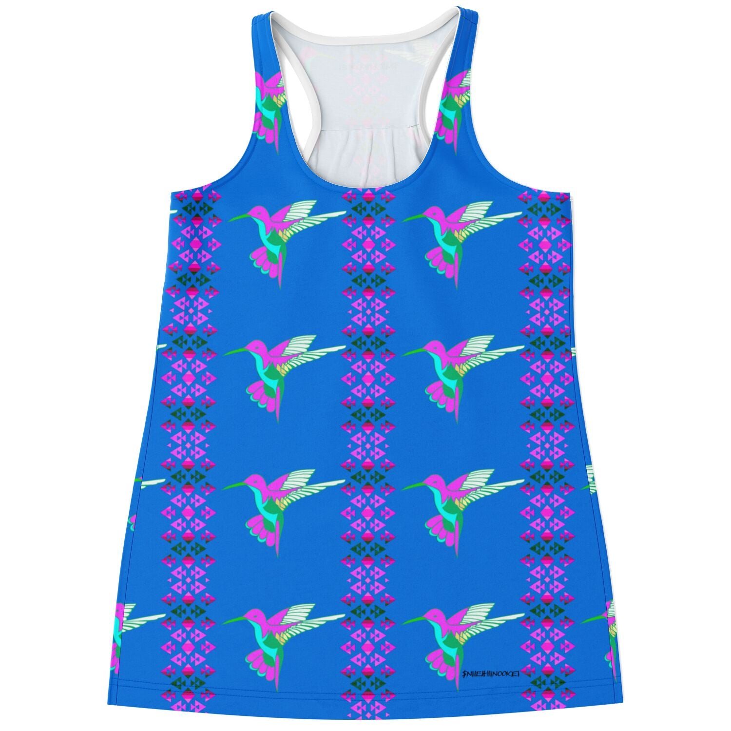 $NiieihiiNookei Flowy Racerback Tank Top - AOP