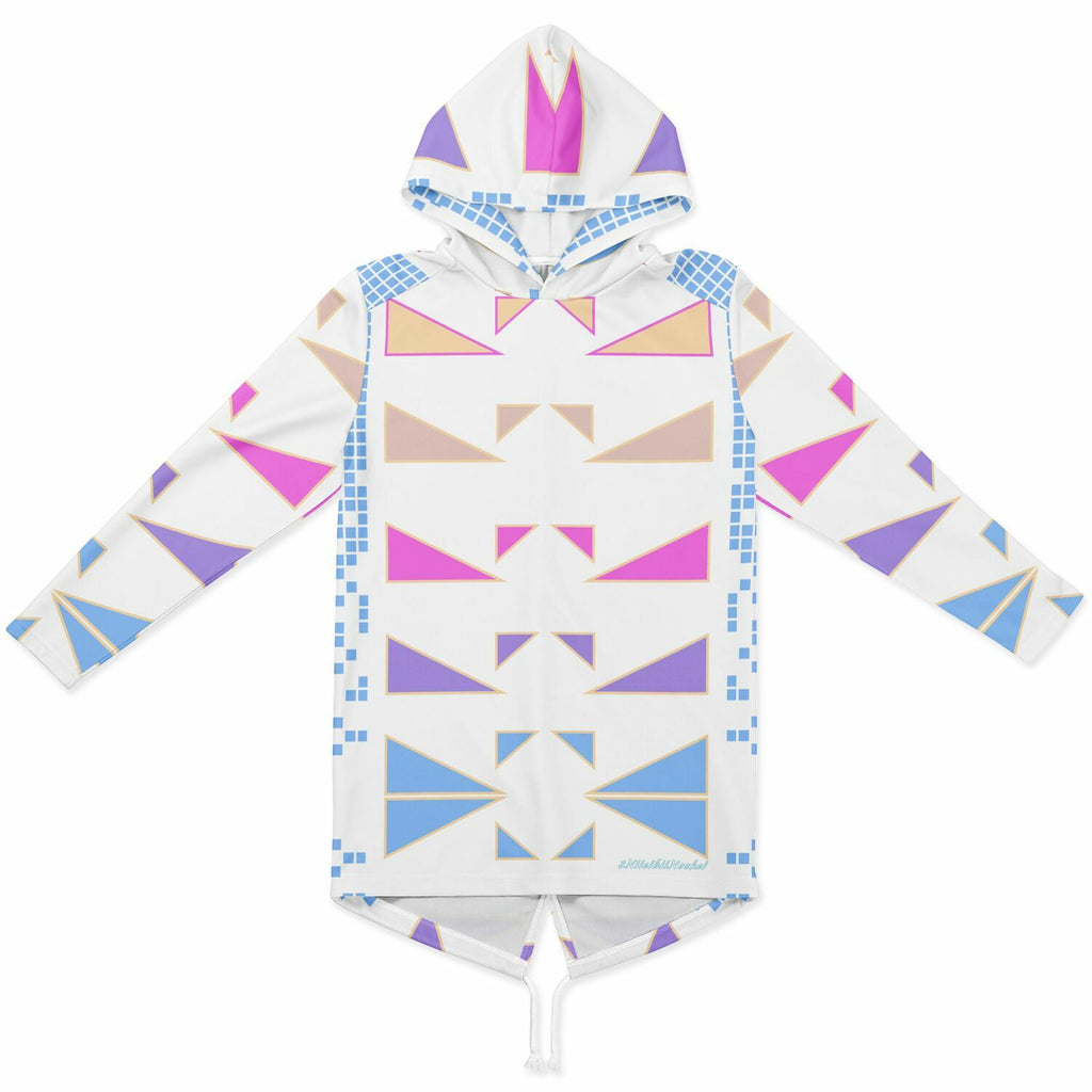 $NiieihiiNookei Athletic Elongated Hoodie - AOP
