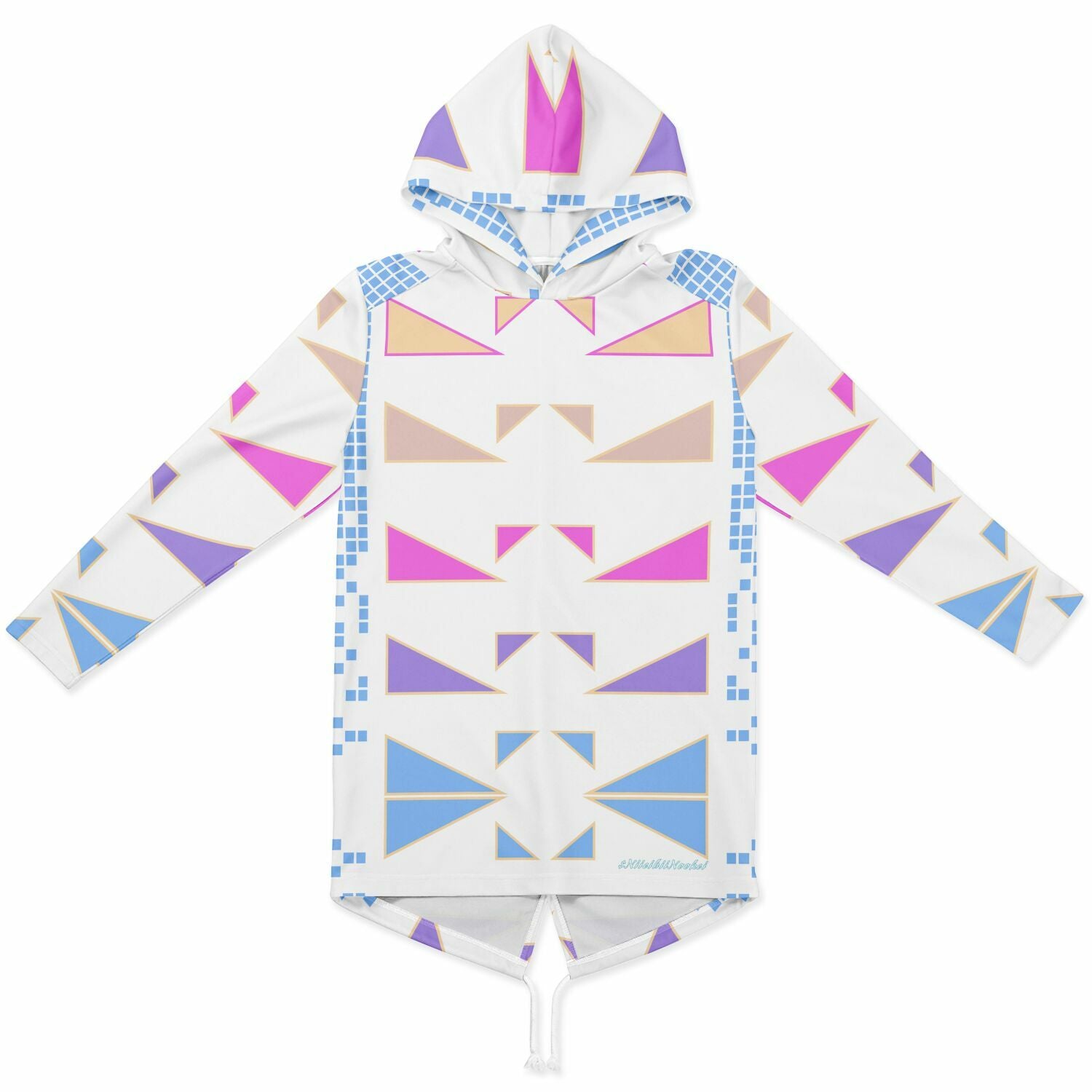 $NiieihiiNookei Athletic Elongated Hoodie - AOP