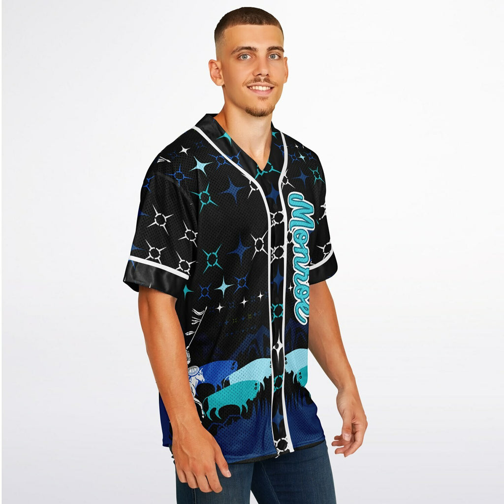 #44 Monroe Premium Baseball Jersey - AOP