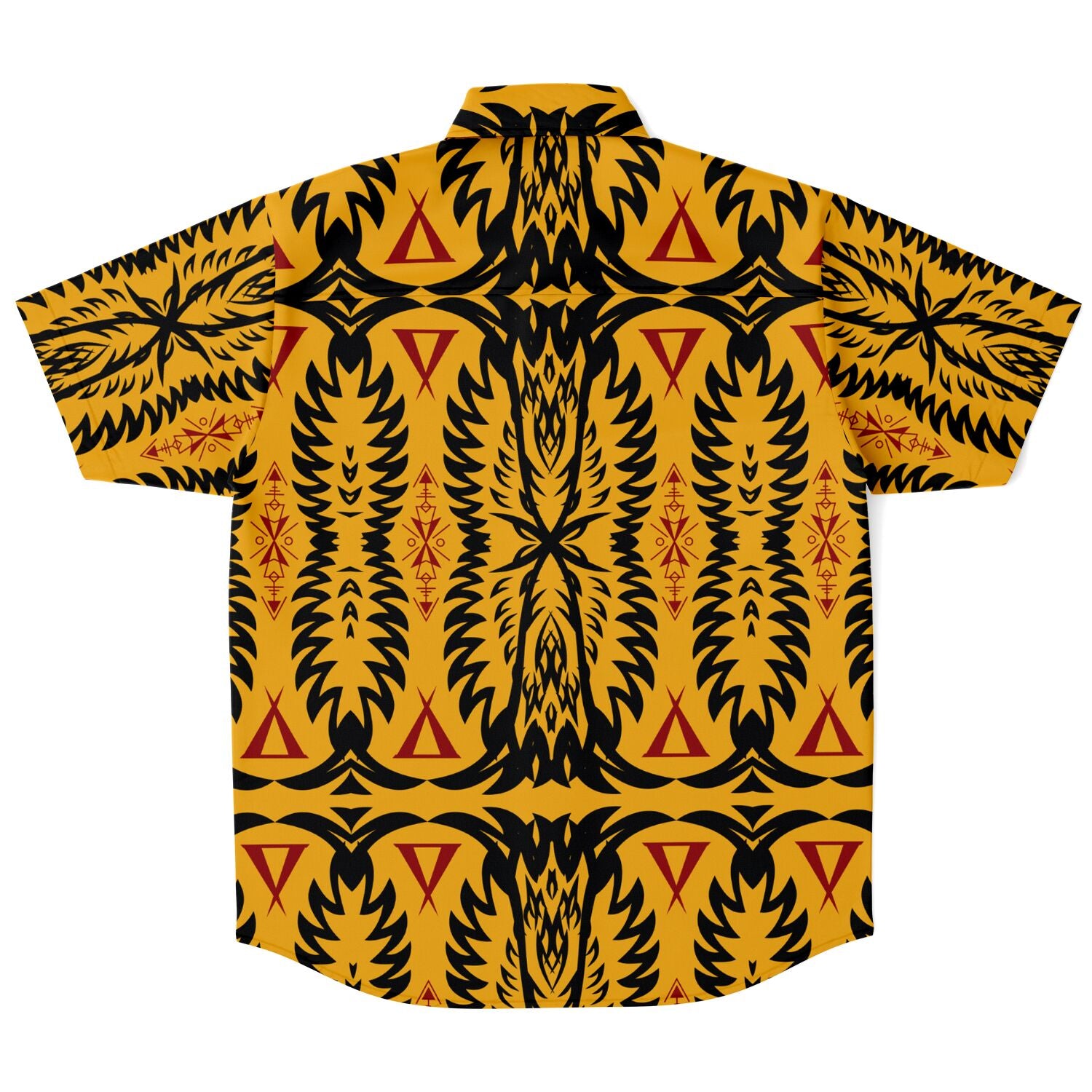 Short Sleeve Button Down Shirt 3- AOP
