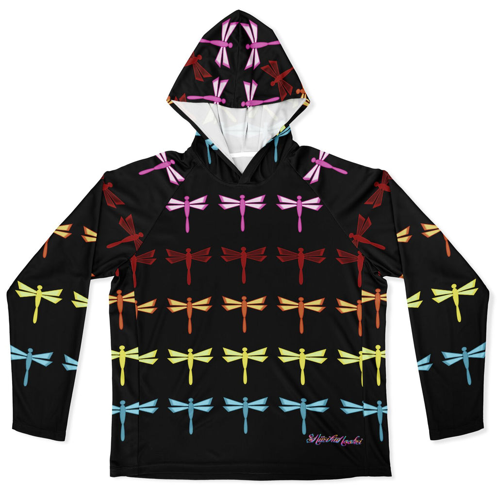 $NiieihiiNookei Long Sleeve Hooded Performance Shirt - AOP