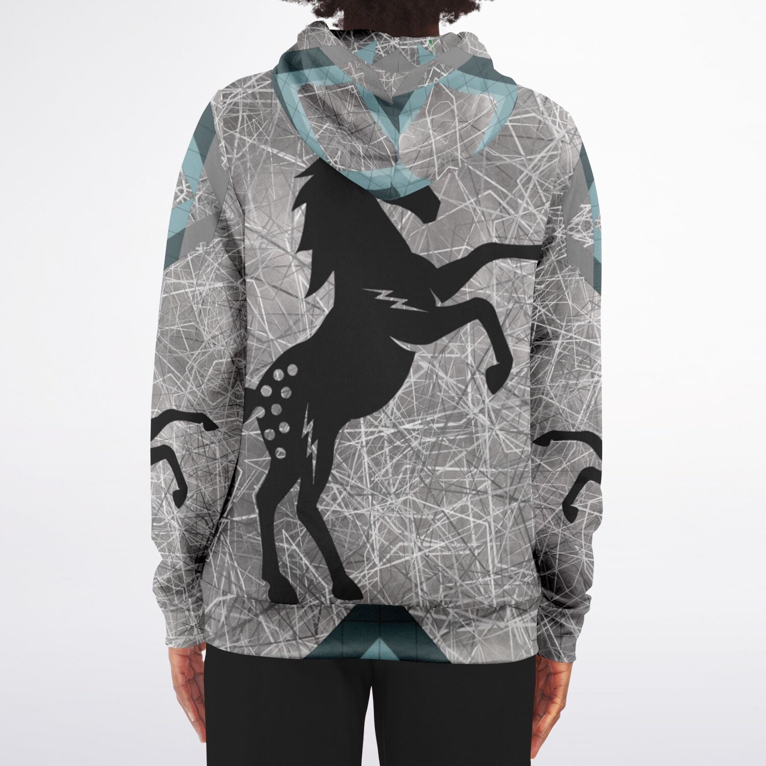 $NiieihiiNookei Fashion Zip-Up Hoodie - AOP