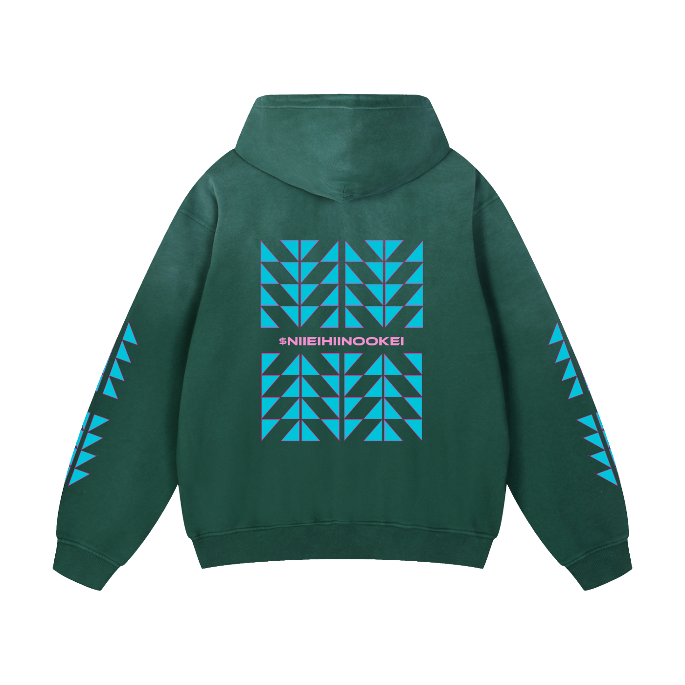 $NiieihiiNookei 100%Cotton Heavyweight Oversized Hoodie
