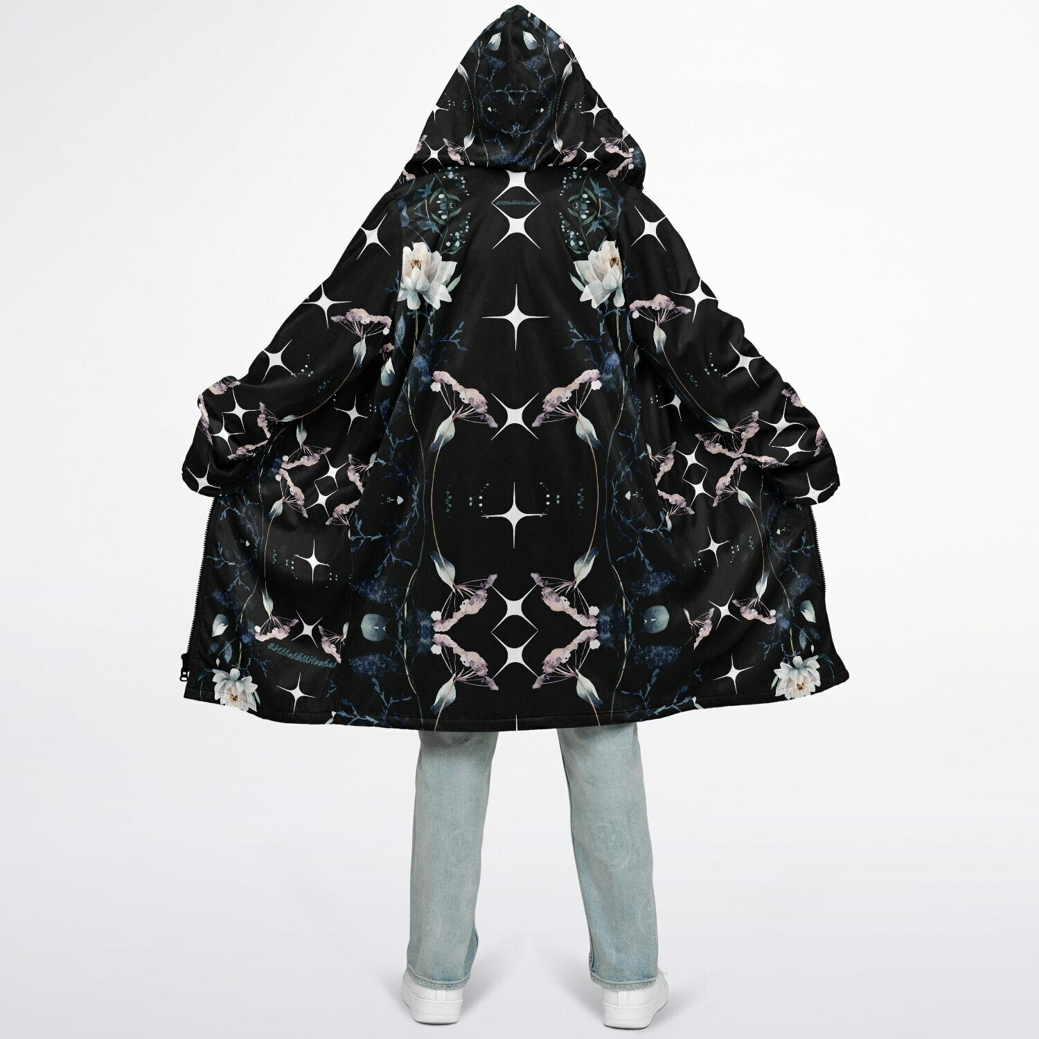 $NiieihiiNookei Zipper Cloak - AOP