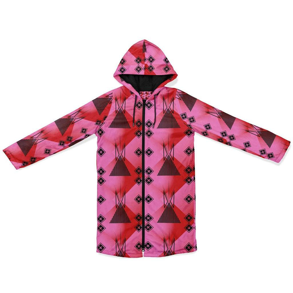 $NiieihiiNookei Zipper Cloak - AOP