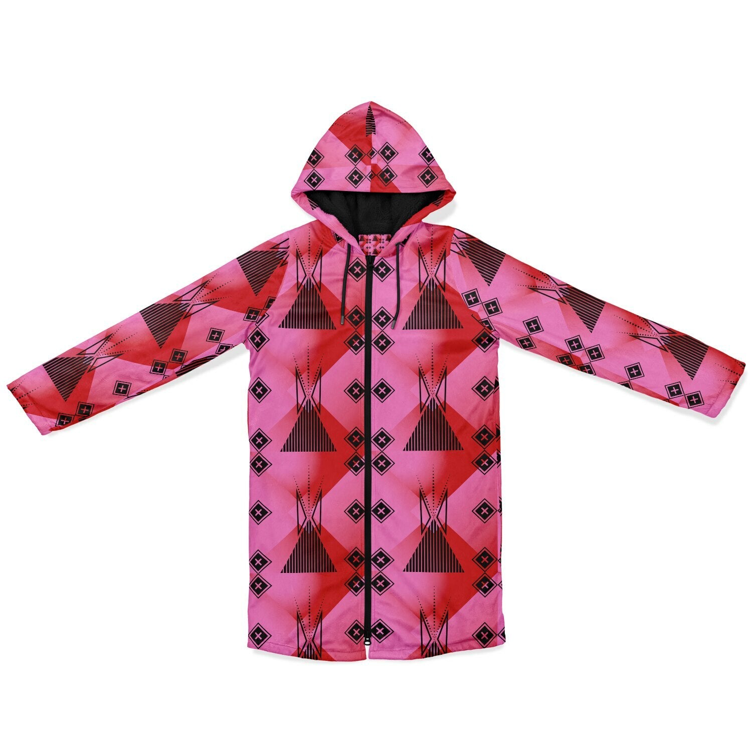 $NiieihiiNookei Zipper Cloak - AOP