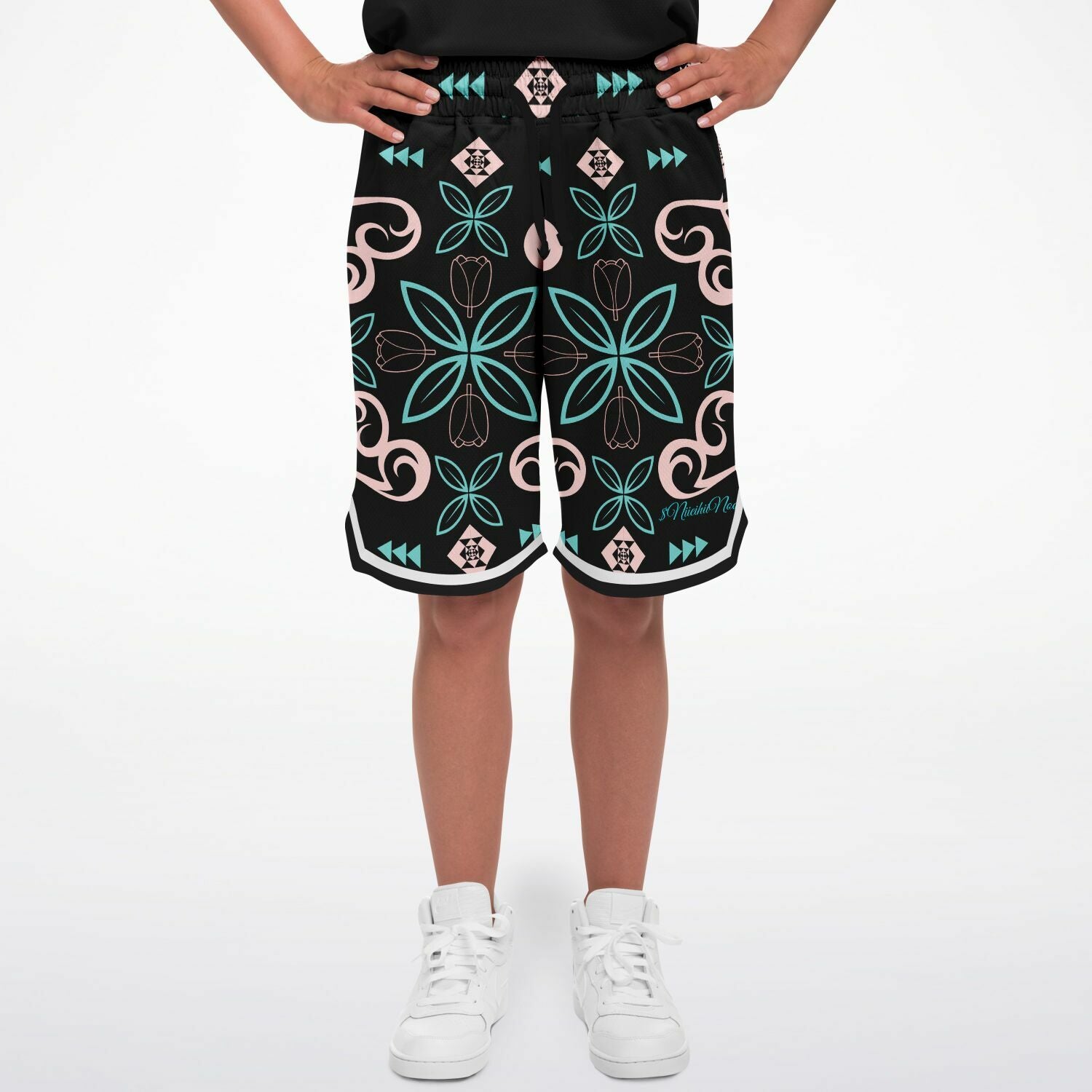 $NiieihiiNookei Basketball Short Rib - AOP