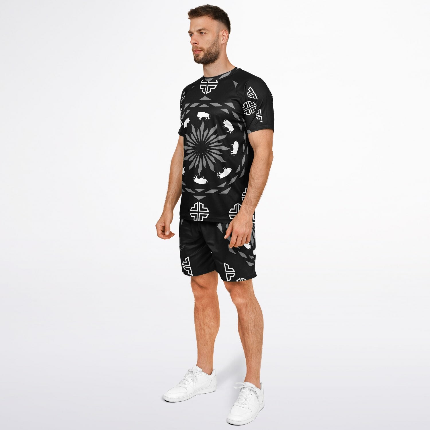 $NiieihiiNookei Men's Athletic Set - AOP