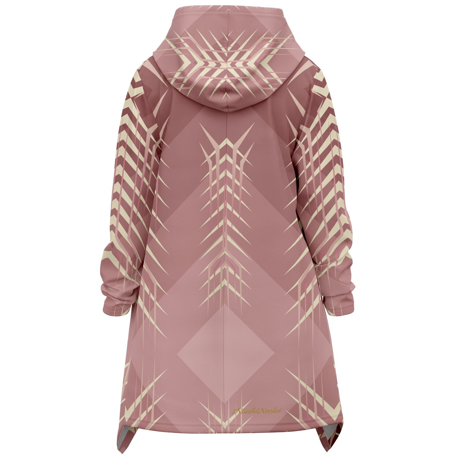 $NiieihiiNookei Fashion Elongated Cloak - AOP