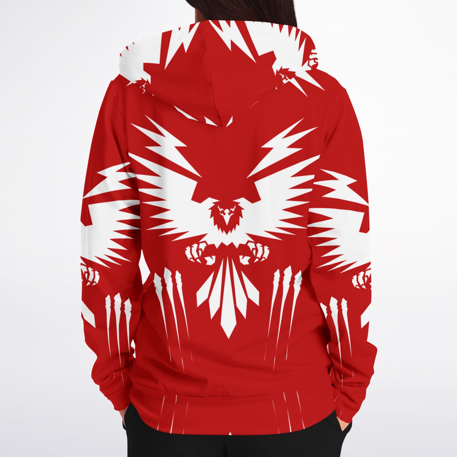 $NiieihiiNookei Athletic Zip-Up Hoodie - AOP