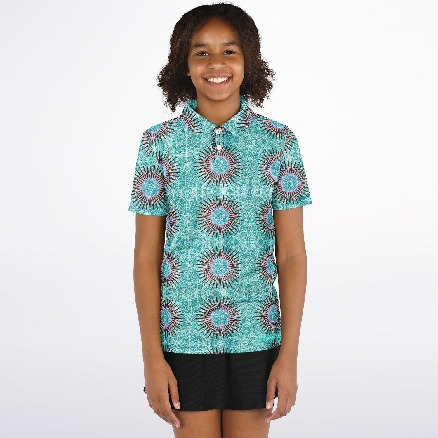 $NiieihiiNookei Kids Polo Shirt - AOP