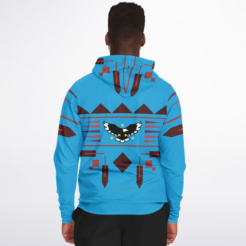 $NiieihiiNookei Athletic Zip-Up Hoodie - AOP