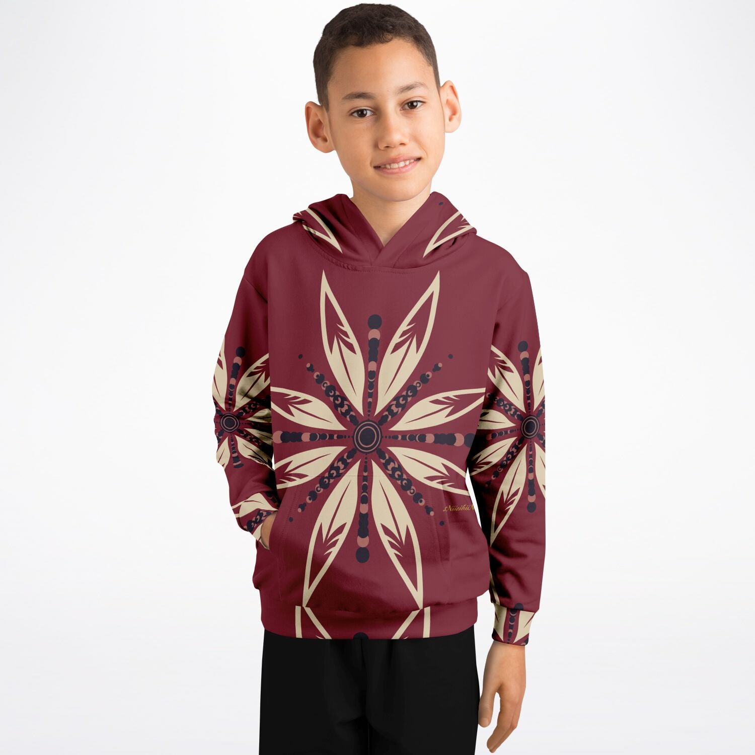 $NiieihiiNookei Fashion Kids Hoodie - AOP