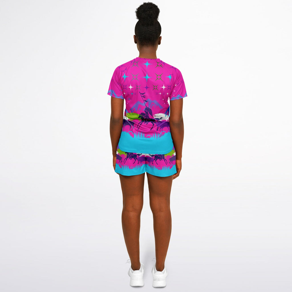 $NiieihiiNookei Women's Athletic Set - AOP
