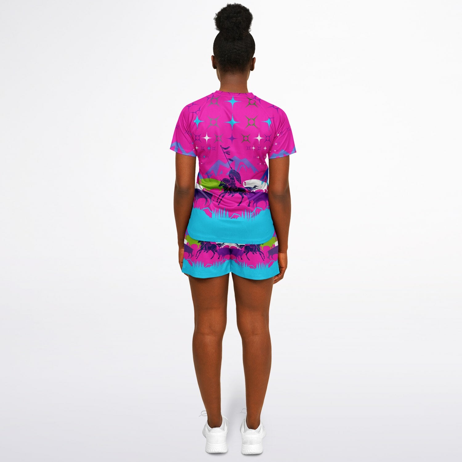 $NiieihiiNookei Women's Athletic Set - AOP