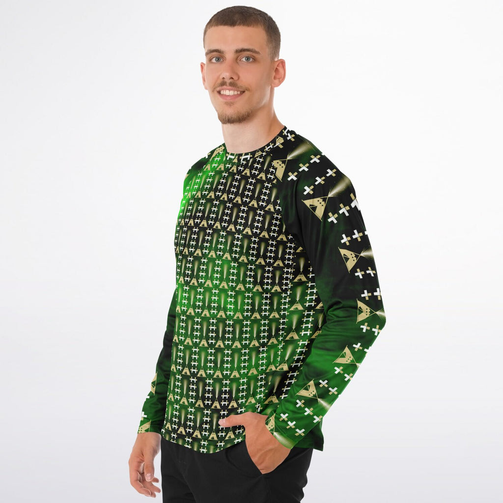 $NiieihiiNookei Men's Long Sleeve Performance Shirt - AOP