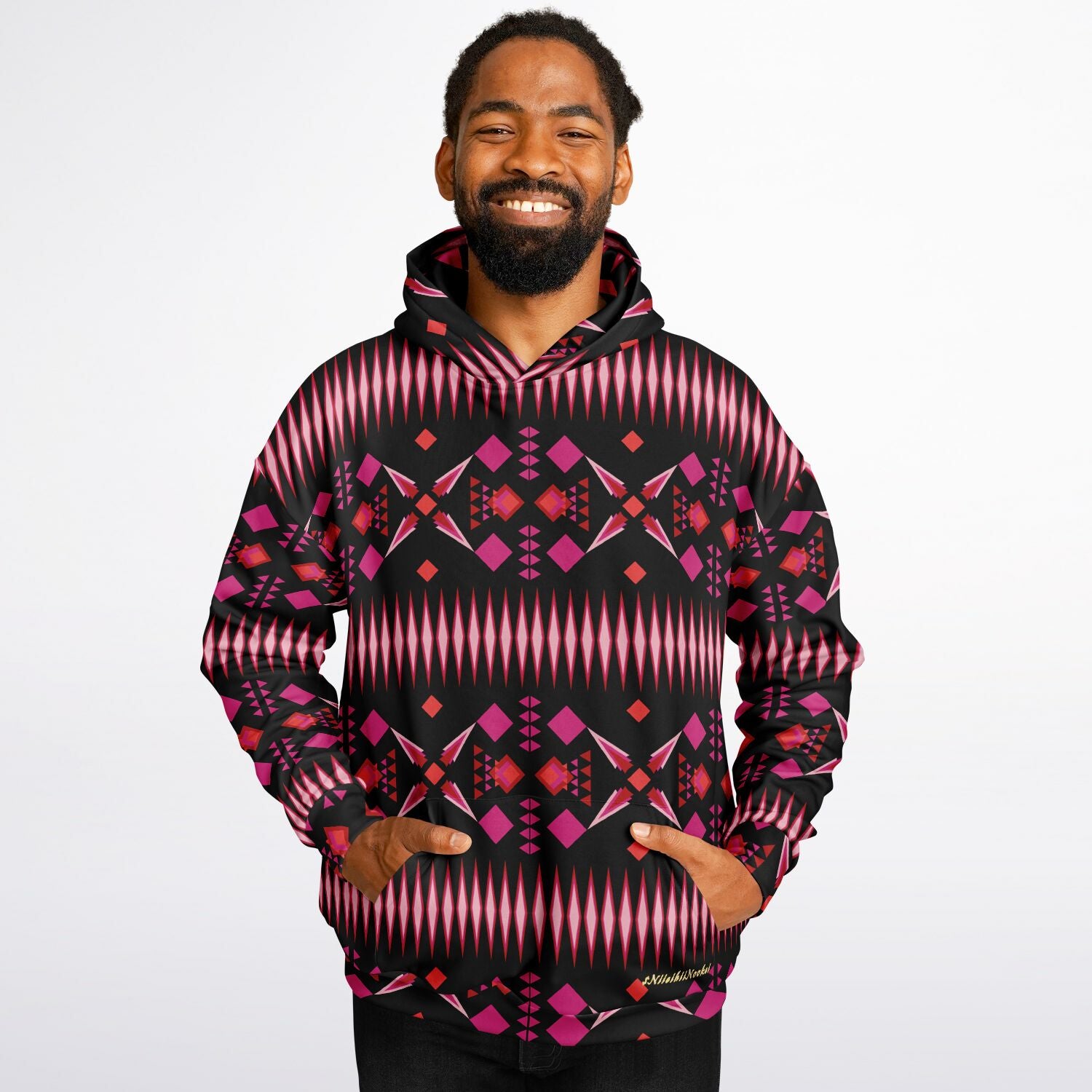 $NiieihiiNookei Heavyweight Oversized Hoodie - AOP