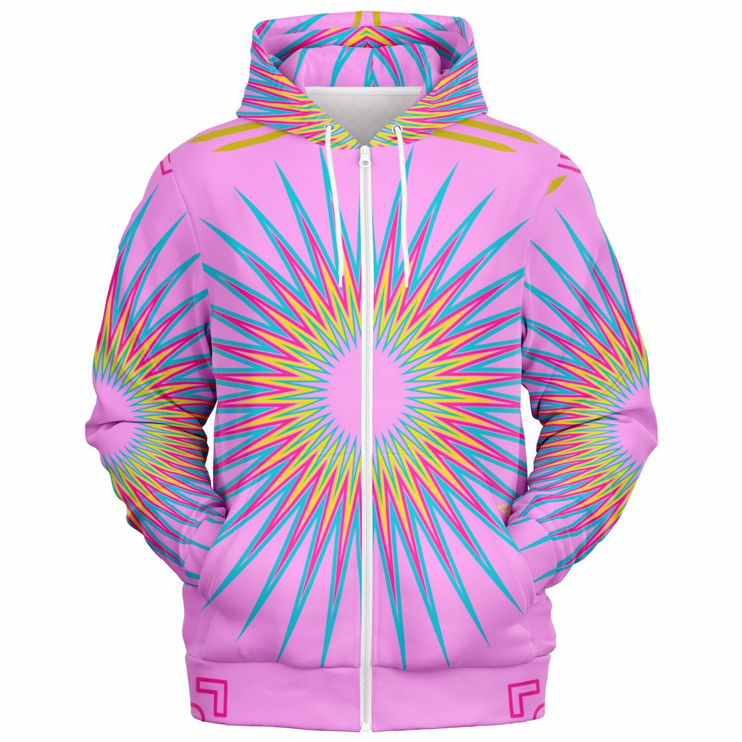 $NiieihiiNookei Fashion Zip-Up Hoodie - AOP