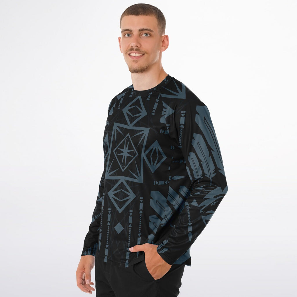 $NiieihiiNookei Men's Long Sleeve Performance Shirt - AOP