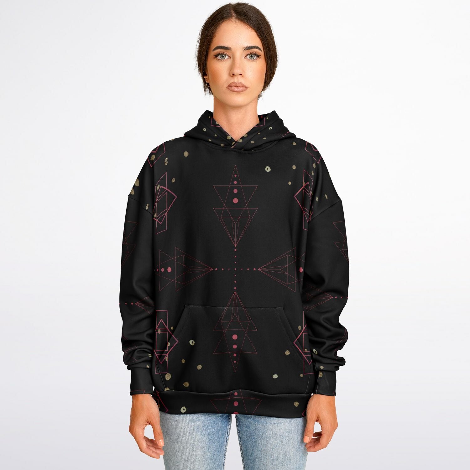 $NiieihiiNookei Heavyweight Oversized Hoodie - AOP