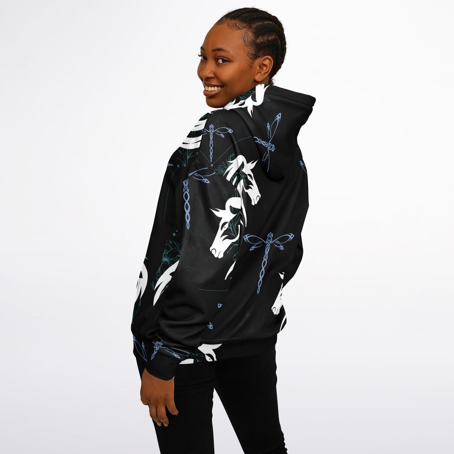 $NiieihiiNookei Heavyweight Oversized Hoodie - AOP