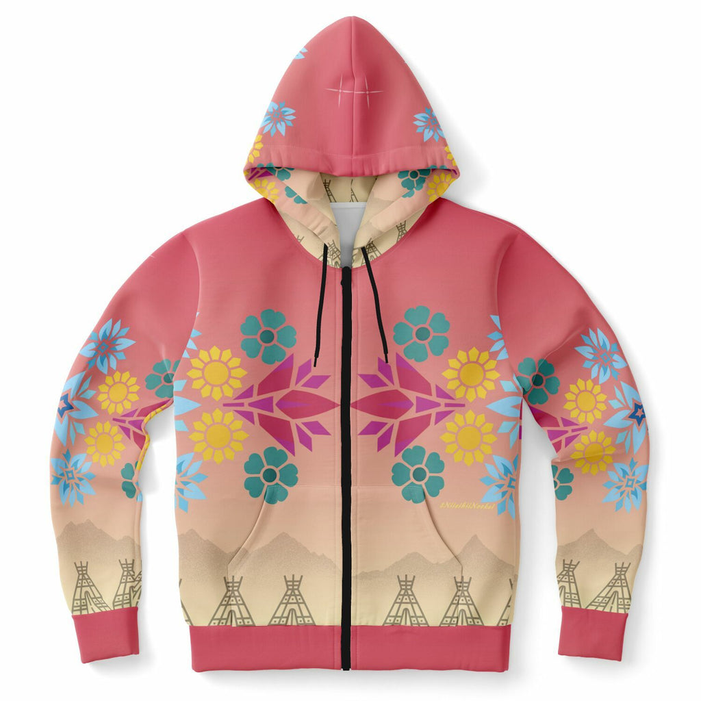$NiieihiiNookei Fashion Zip-Up Hoodie - AOP