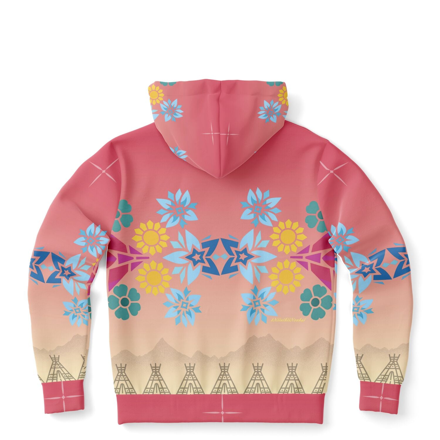 $NiieihiiNookei Fashion Zip-Up Hoodie - AOP