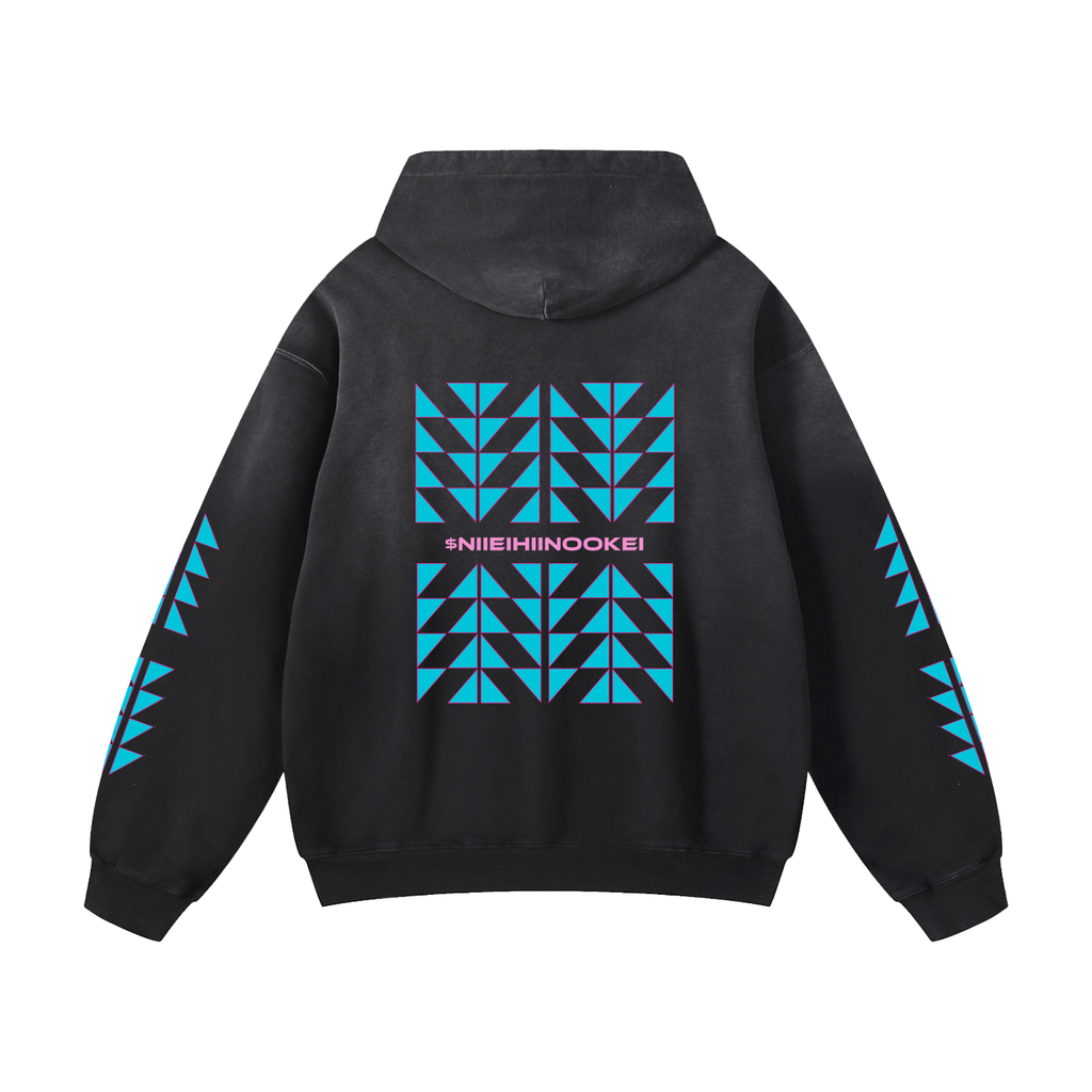 $NiieihiiNookei 100%Cotton Heavyweight Oversized Hoodie
