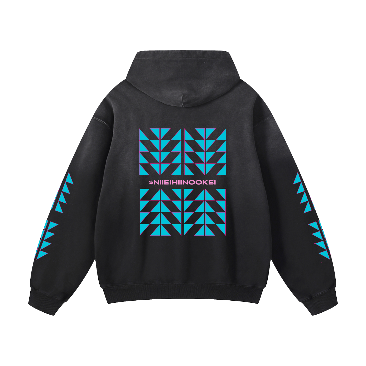 $NiieihiiNookei 100%Cotton Heavyweight Oversized Hoodie