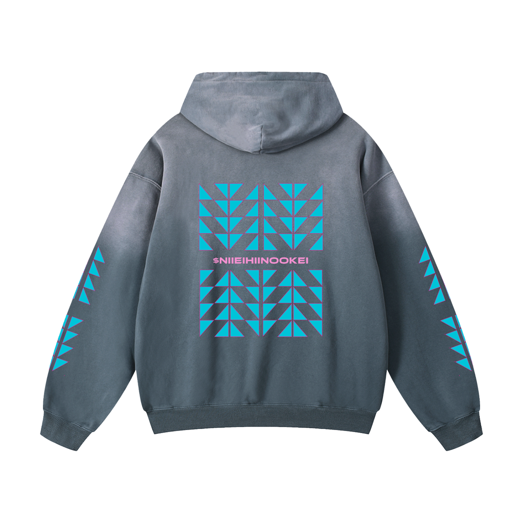 $NiieihiiNookei 100%Cotton Heavyweight Oversized Hoodie