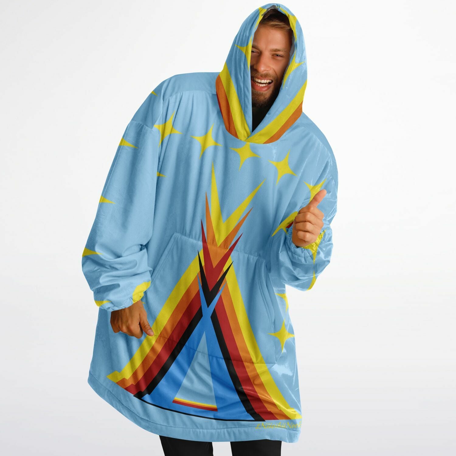 $NiieihiiNookei Snug Hoodie - AOP