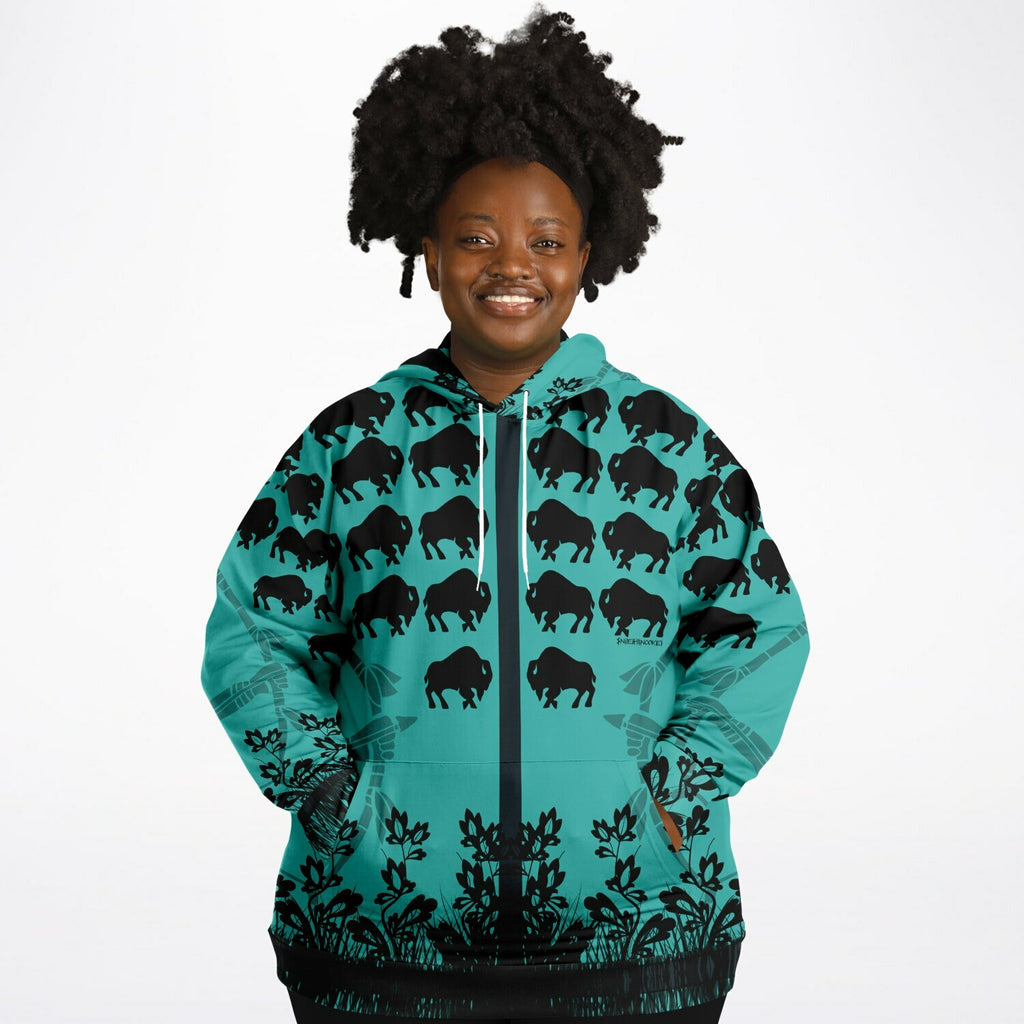 $NiieihiiNookei Fashion Plus-size Hoodie - AOP