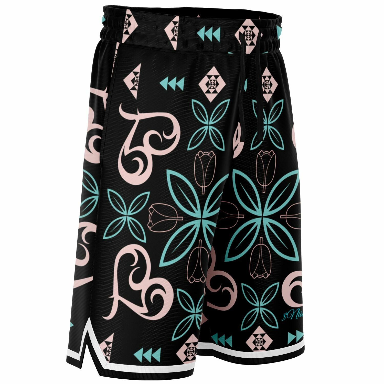 $NiieihiiNookei Basketball Short Rib - AOP
