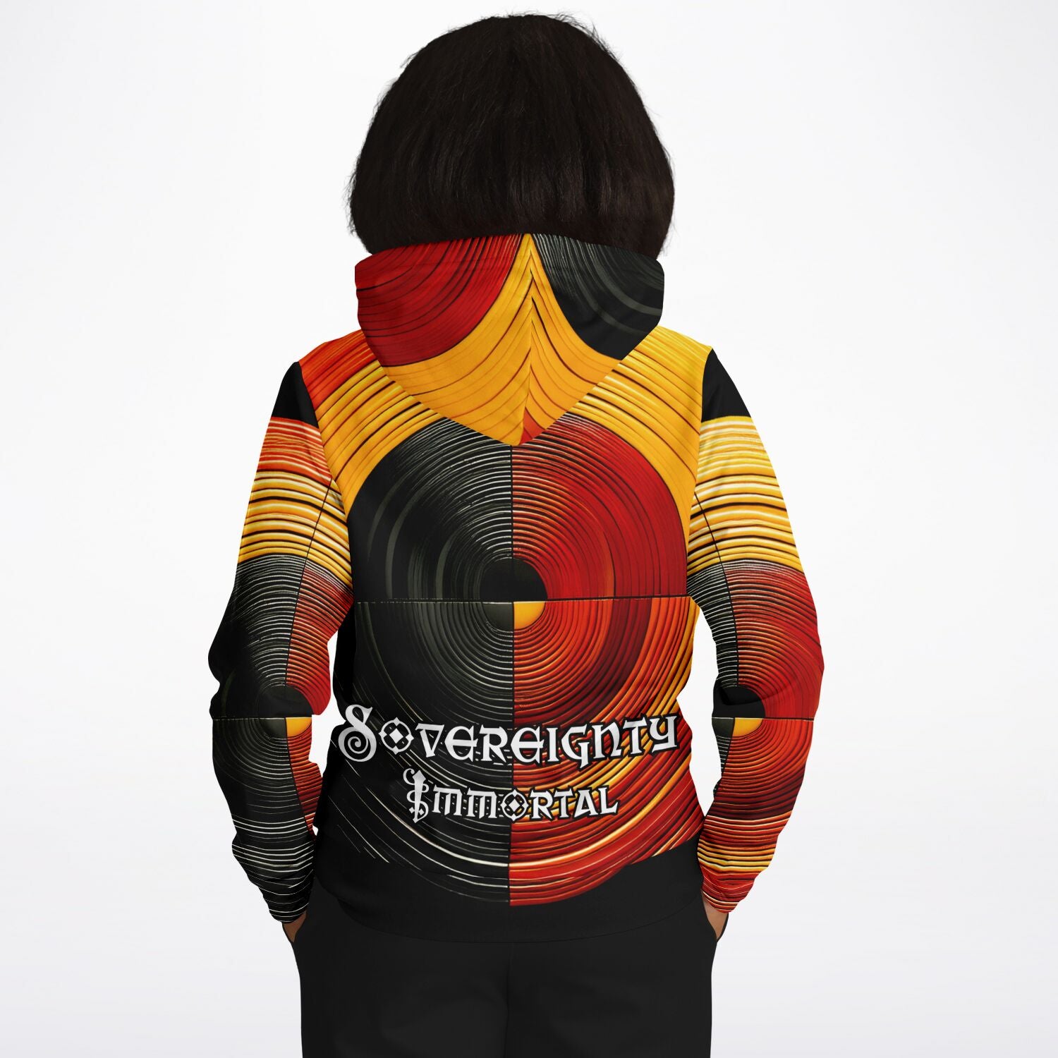 Sovereignty Immortal by $NiieihiiNookei Athletic Hoodie - AOP
