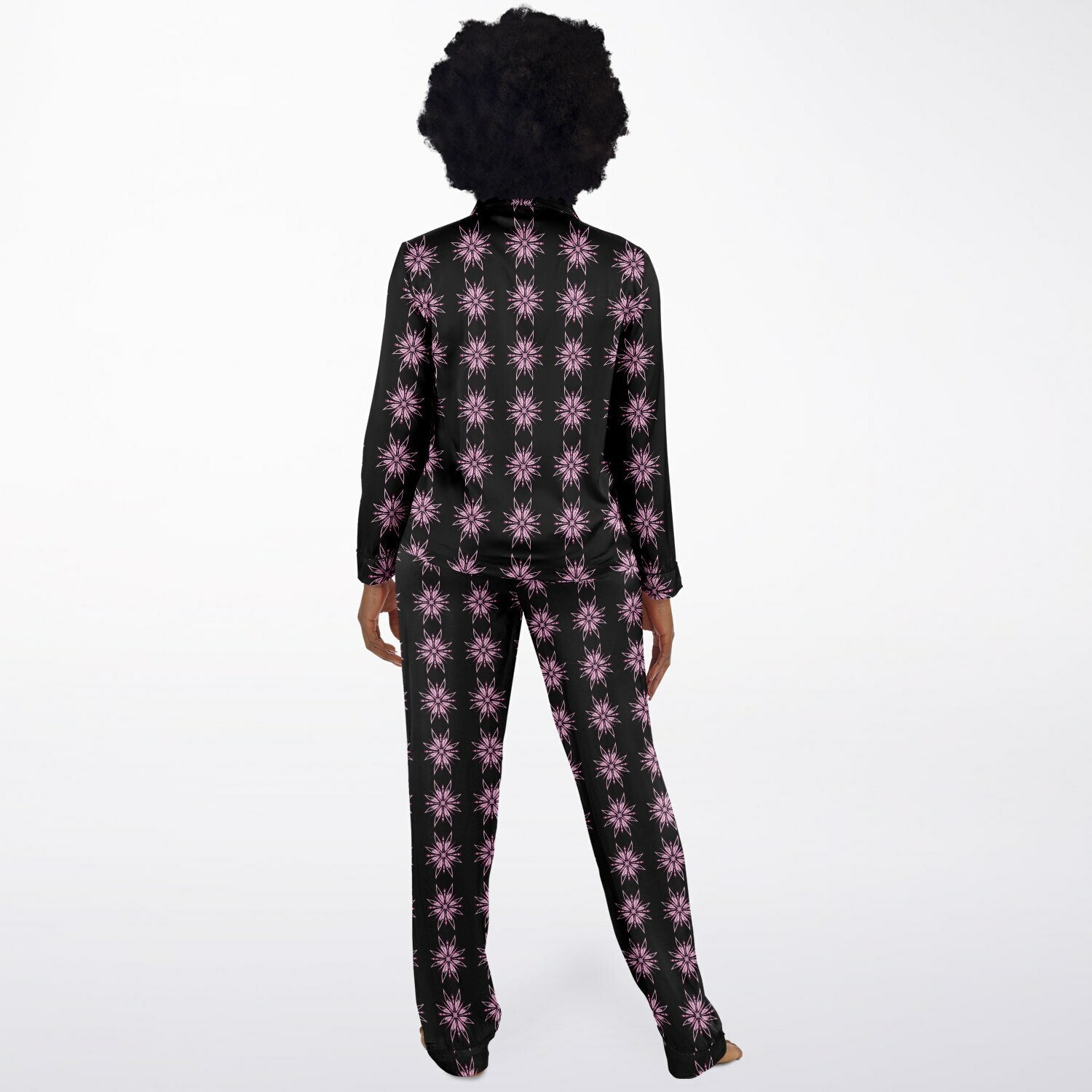 $NiieihiiNookei Women's Satin Pajamas - AOP