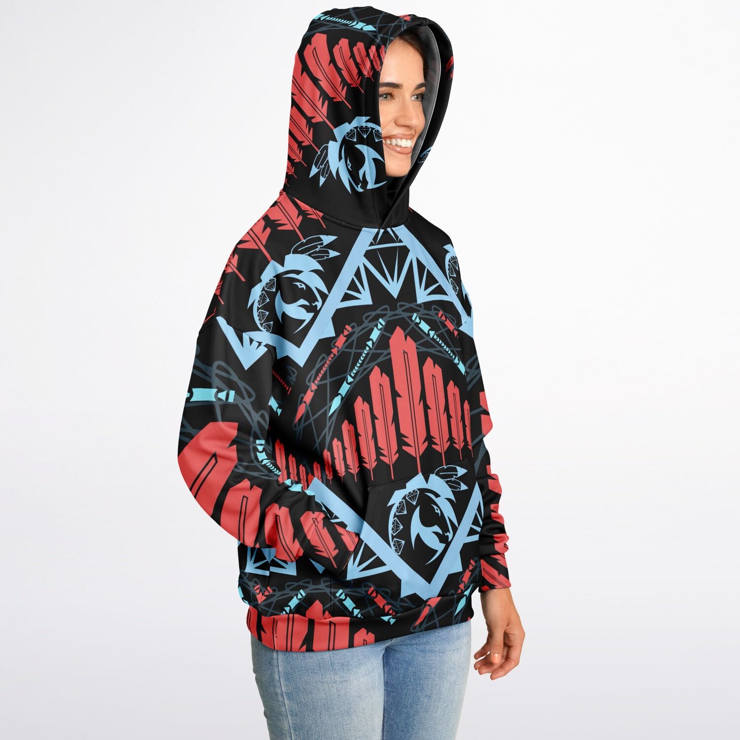 $NiieihiiNookei #Heavyweight Oversized Hoodie - AOP