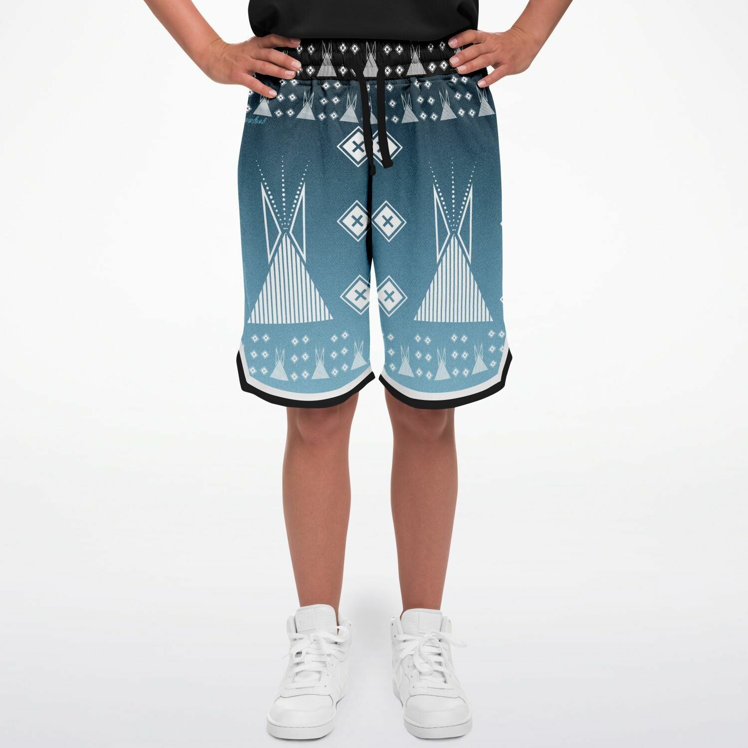$NiieihiiNookei Basketball Short Rib - AOP