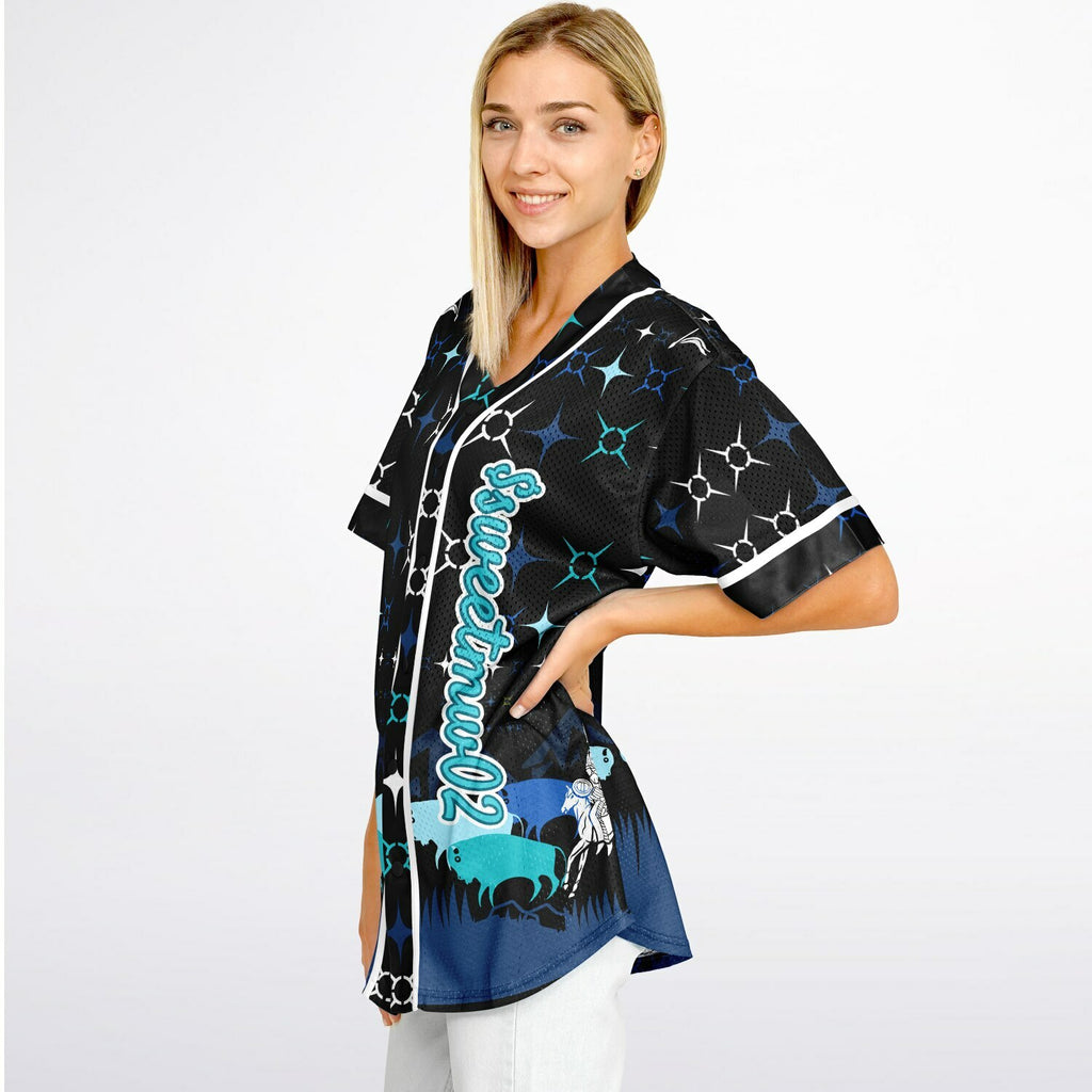 #02 Dorianna Premium Baseball Jersey - AOP