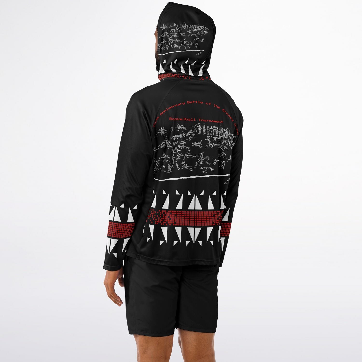 $NIIEIHIINOOKEI MVP BLBH Hooded Performance Shirt - AOP