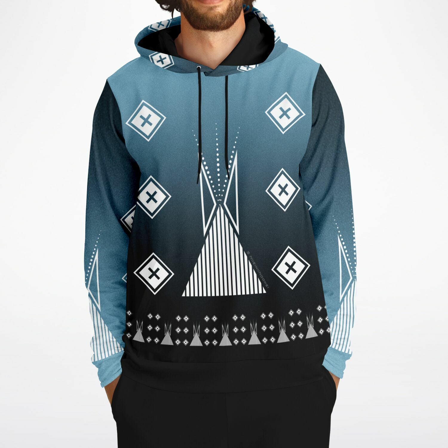 $NiieihiiNookei Athletic Hoodie - AOP