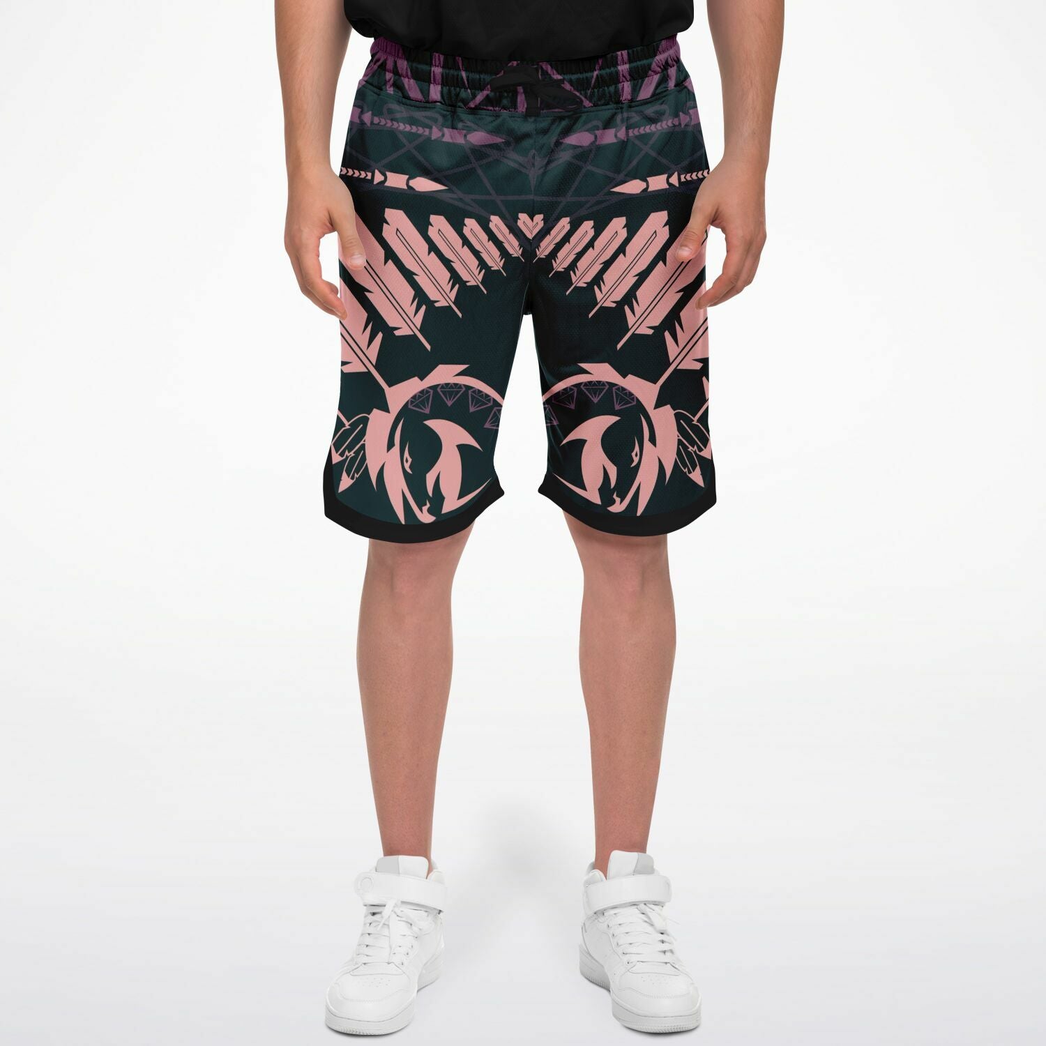 $NiieihiiNookei Basketball Short Rib - AOP