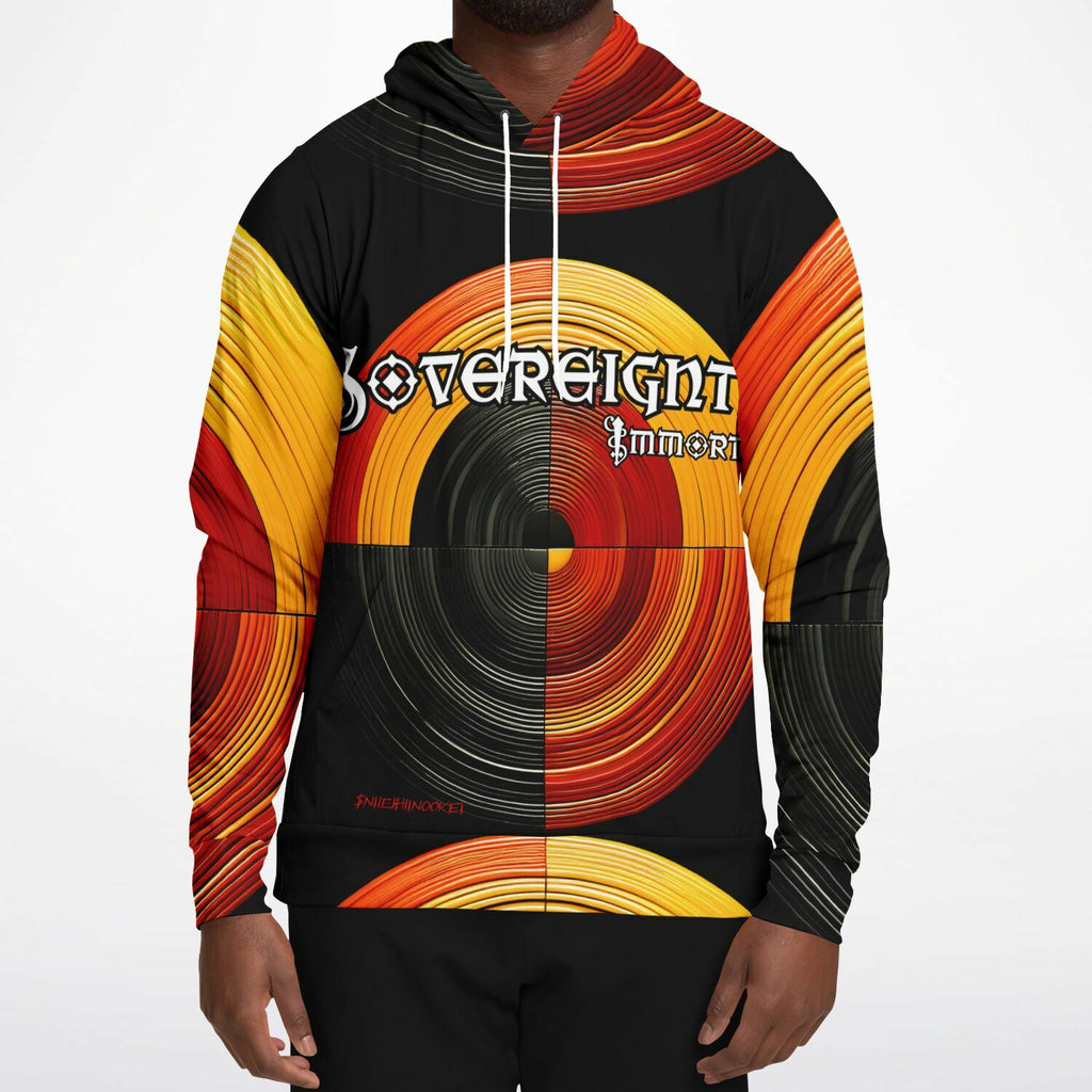 Sovereignty Immortal by $NiieihiiNookei Athletic Hoodie - AOP
