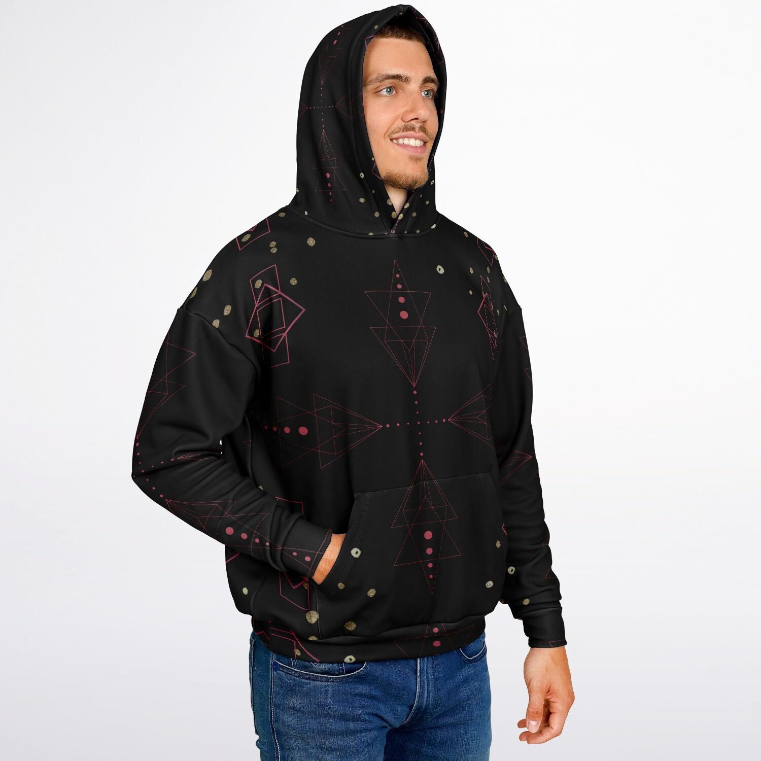 $NiieihiiNookei Heavyweight Oversized Hoodie - AOP