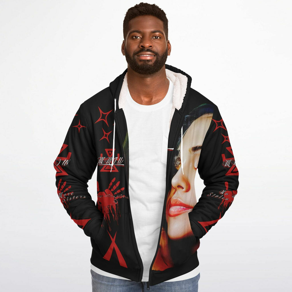 #JUSTICE4STEPH Microfleece Ziphoodie - AOP